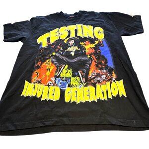 A$AP Rocky Testing Injured Generation Graphic T-Shirt L 100% Cotton Made In USA